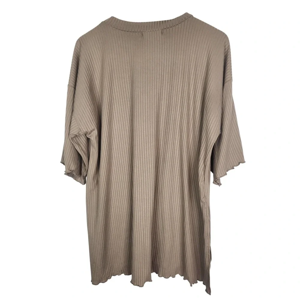 TALULAH Val Lounge Set Womens Small Ribbed Top Wide Leg Pant Knit Oversized - Picture 10 of 16